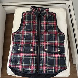 J.crew plaid vest